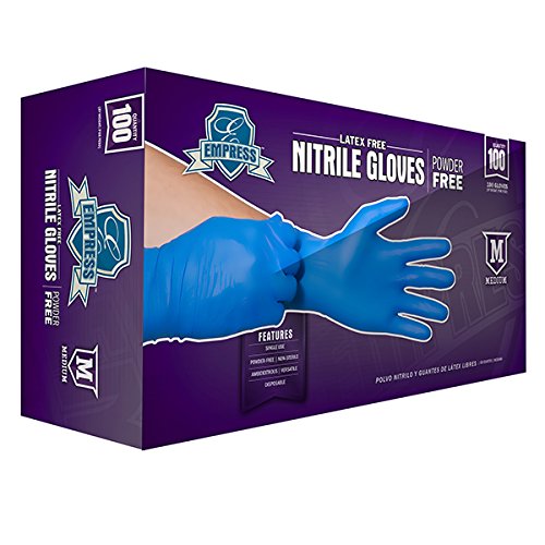 Nitrile Glove by Empress Products – Nitrile, Pack of 1000, Model ENPFM2002