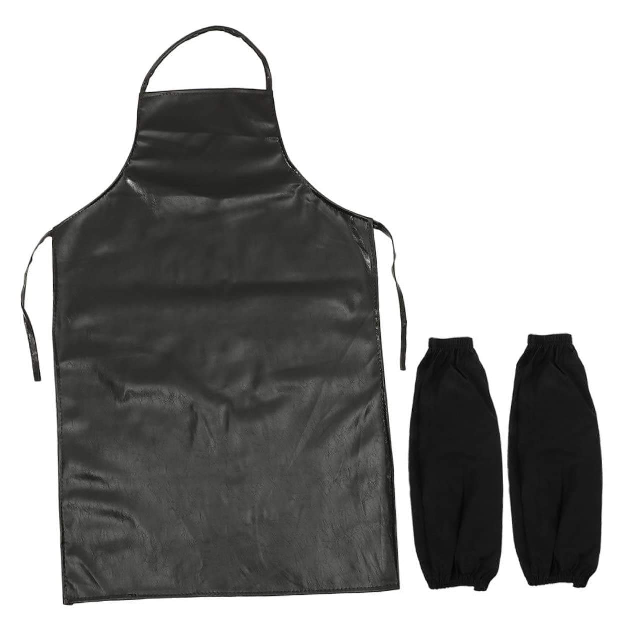 Unomor 1 Set Leather Apron Mens Aprons Kitchen Dustproof Overalls for Men Waterproof Apron Bar Aprons Restaurant Supplies Home Accessories Barbecue Accessories Chef Apron Black Pu Leather
