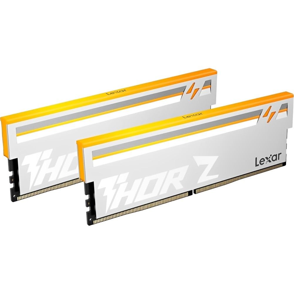 Lexar Thor Z DDR5 32 GB (2 x 16 GB), 6000 MHz, CL38, RGB, Branco