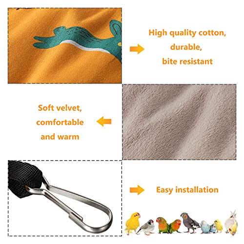 image for QX-Pet Supplies Winter Warm Bird Nest House Hanging Hammock Velvet She