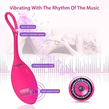 Nightland – Huevo vibrador musical – Vibrador inalámbrico con ...