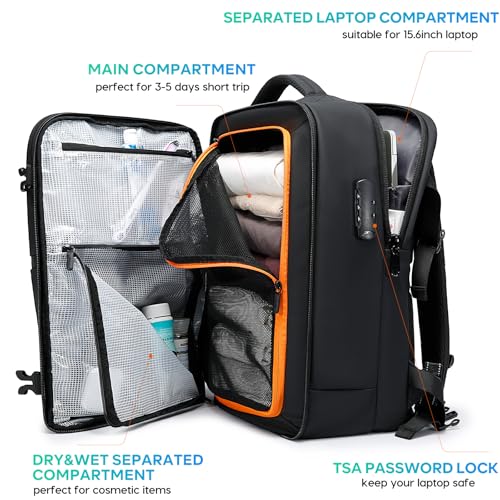 Image of BANGE Sleek Fashion Backpack Combines Anti-Theft Security with Lightweight Comfort for Trendy Travelers