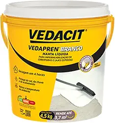 Manta Líquida Vedapren, Branco, 3.6 L, Vedacit