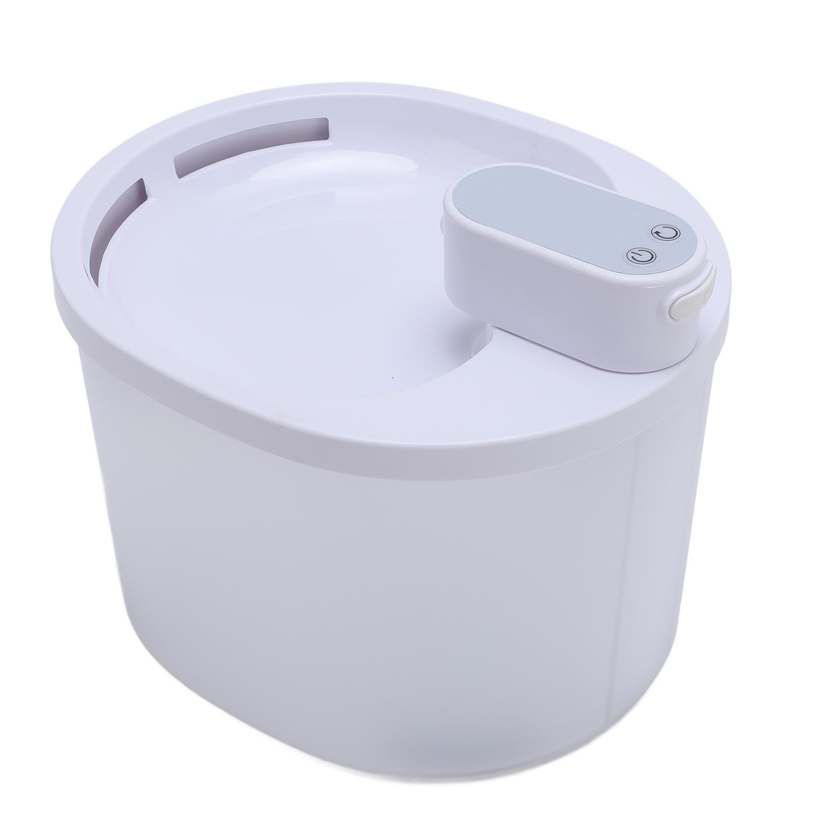 Dispenser D'acqua per Animali Domestici da 2,5 Litri a Batteria Ricaricabile con Fontana per Gatti Senza Fili, con Pompa Silenziosa, Vassoio in Acciaio Inossidabile per Cani e