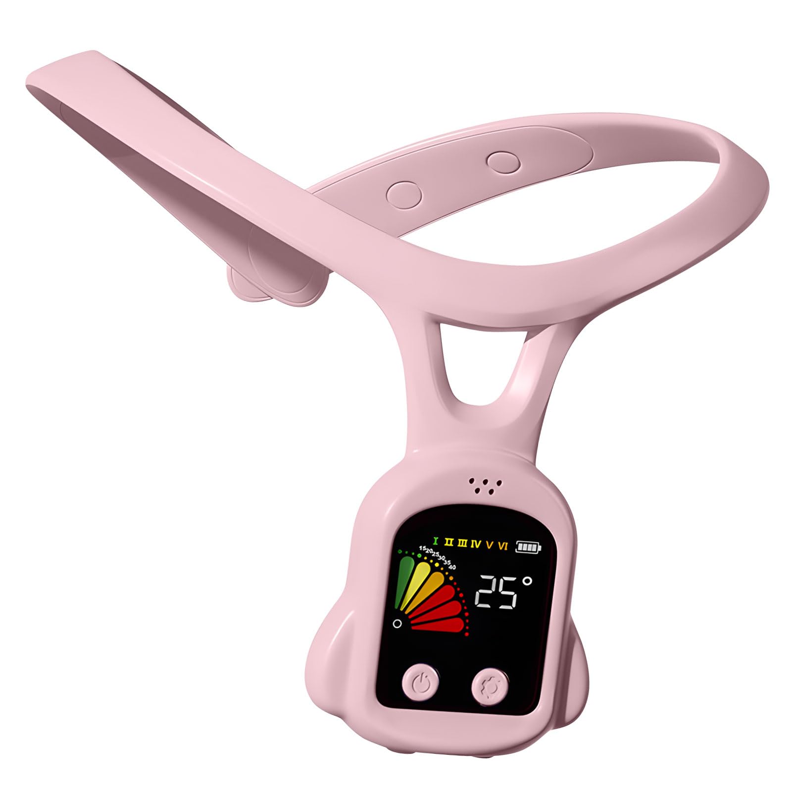 Entrenador de postura de espalda modificable de 6 etapas con pantalla de respuesta LED, ayuda ergonómica para la columna vertebral y respuesta visual