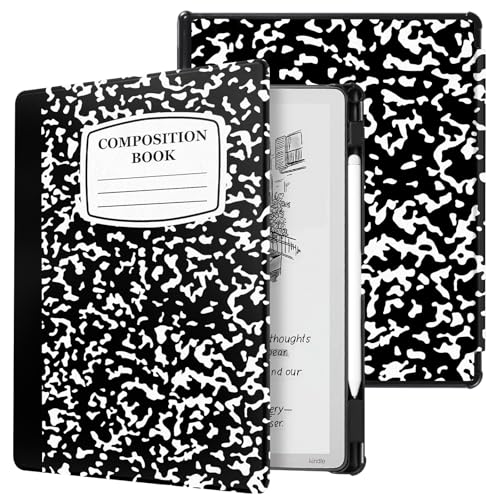 CoBak Case for 11 Kindle Scribe 3rd Generation 2025 Kindle Scribe Colorsoft - All New PU Leather Cover with Auto Sleep Wake Pen Holder for Scribe 11 2025 Released