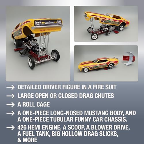 MPC Shirley Muldowney Long Nose Ford Mustang FC miniatura 3