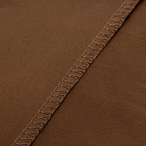 Image of NTBAY 2 Pack Toddler Pillows with Pillowcases, Soft Cotton Down Alternative 13x18 with Microfiber Zippered Pillowcases for Sleeping in Bed - Machine Washable - Breathable Travel Pillow, Brown