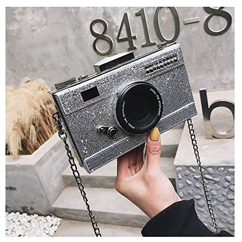 Fashion 'Camera' Handbag, Envelope Clutch, Cross-body Shoulder Purse, Soft PU Leather Handbag for Women/Girls2