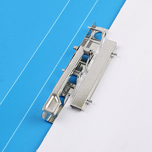 Double Strong Clips File Folder Report Cover, Punchless Binder, Office Project Folder, Commercial Or School Documents File Folder, For Letter Size Or A4 Size, 100 Sheet Capacity, Blue #TOP2
