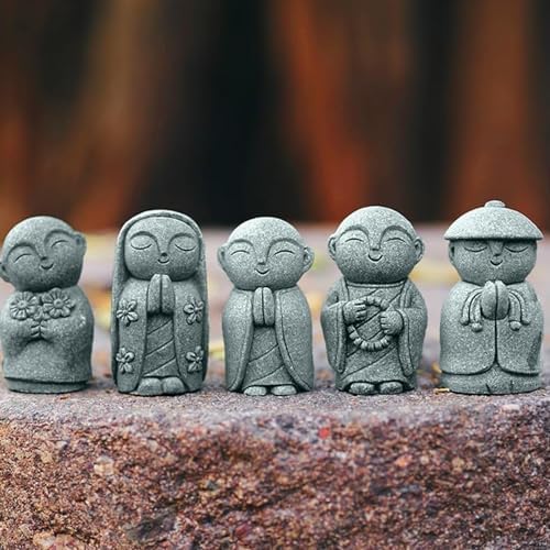 砂岩のコーヒーお地蔵さん