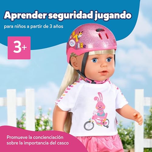Casco de Bicicleta Baby Born para muñecas de 43 cm y niños desde 3 años 5