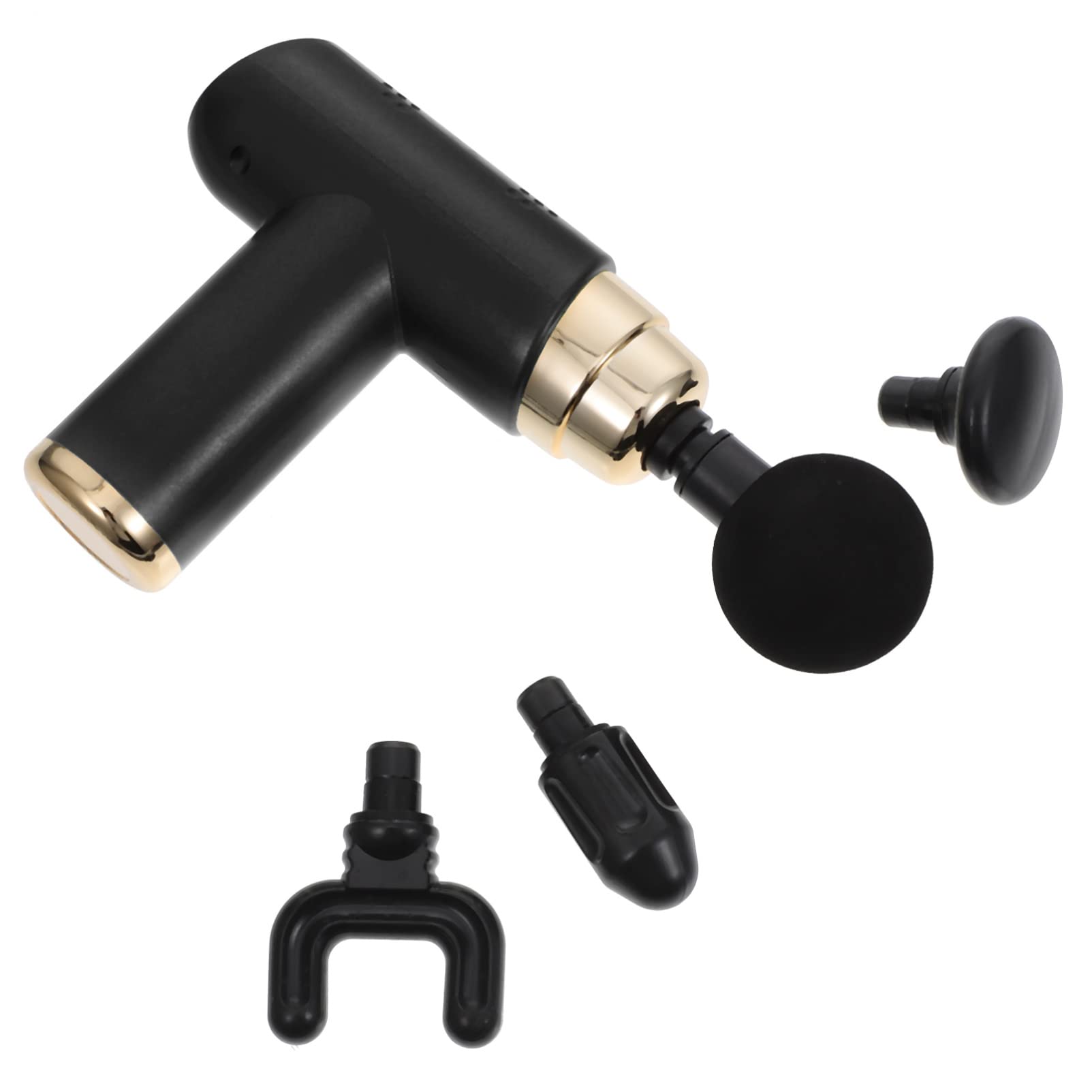 Pistola Masajeadora Muscular Mini 1 Juego Negro Abs 25w 7.4v
