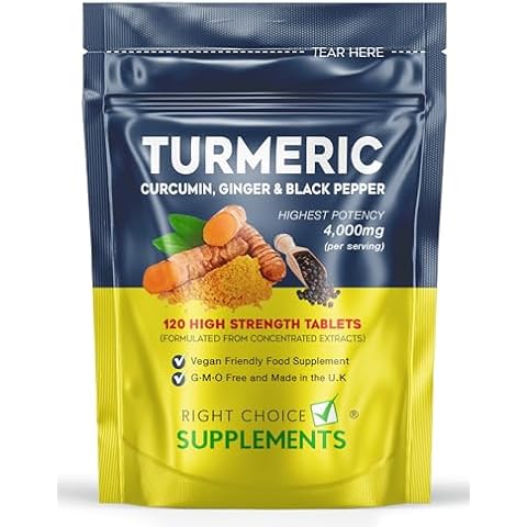 High Strength Turmeric, Ginger & Black Pepper Tablets Cover