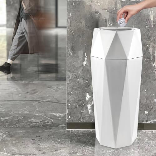 Papelera comercial exterior acero inoxidable con tapa miniatura 3