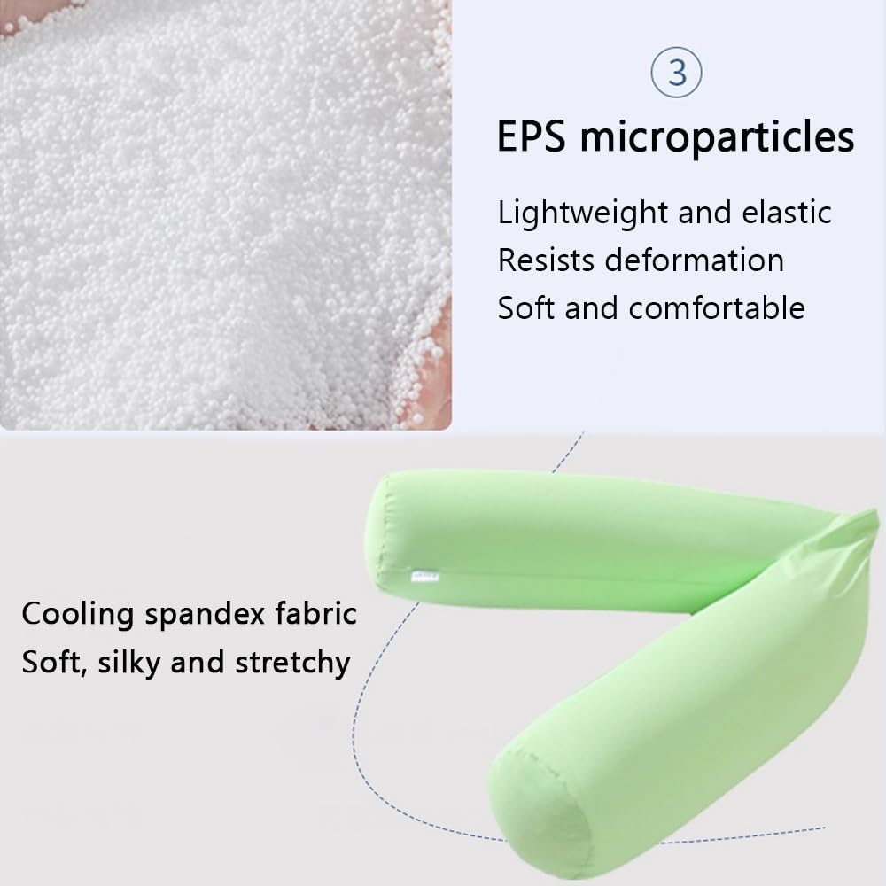 Adjustable Length Pregnancy Pillow with Washable Cover, Multi-Functional Maternity Pillow for Sleeping, Body Pillows for Adults, Mom Cozy Pregnancy Must Haves for Back and Belly Support(White)