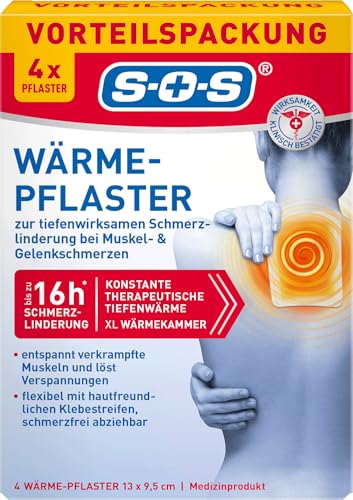 SOS Wärme-Pflaster (4 Stk.) - bei Muskel &...