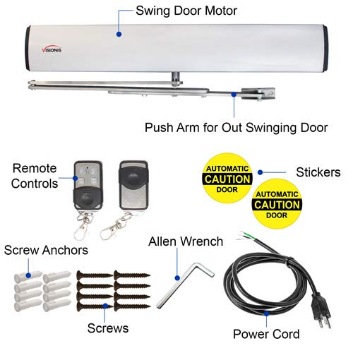 Zemgo Fpc-8484 Smart Mobile Wifi Controller Access Control, Android + Apple App, Web Browser + Smartphone Remote Viewing, Electric Automatic Door Opener + Closer 440Lbs Outswing Door + Built Receiver #TOP4