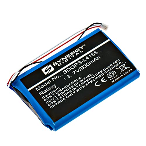 Synergy Digital Replacement Battery, Works with Garmin 361-00035-01 Replacement, (Li-Ion, 3.7V, 930 mAh) Ultra High Capacity Battery