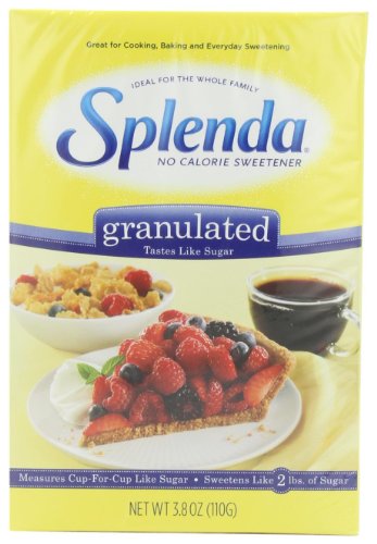 Splenda No Calorie Sweetener, Granulated, 3.8 Ounce Box (Pack of 3)