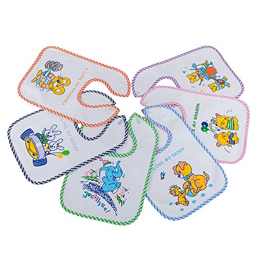 Junior Joy Bavoirs Facile Fastner 12 Pack Couleurs Assorties