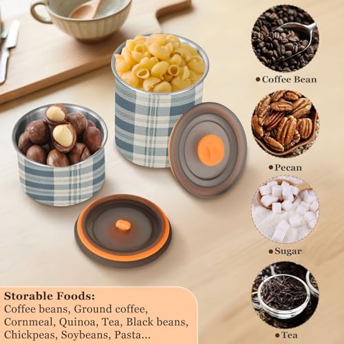 Envase hermético para café acero inoxidable 500ml miniatura 6