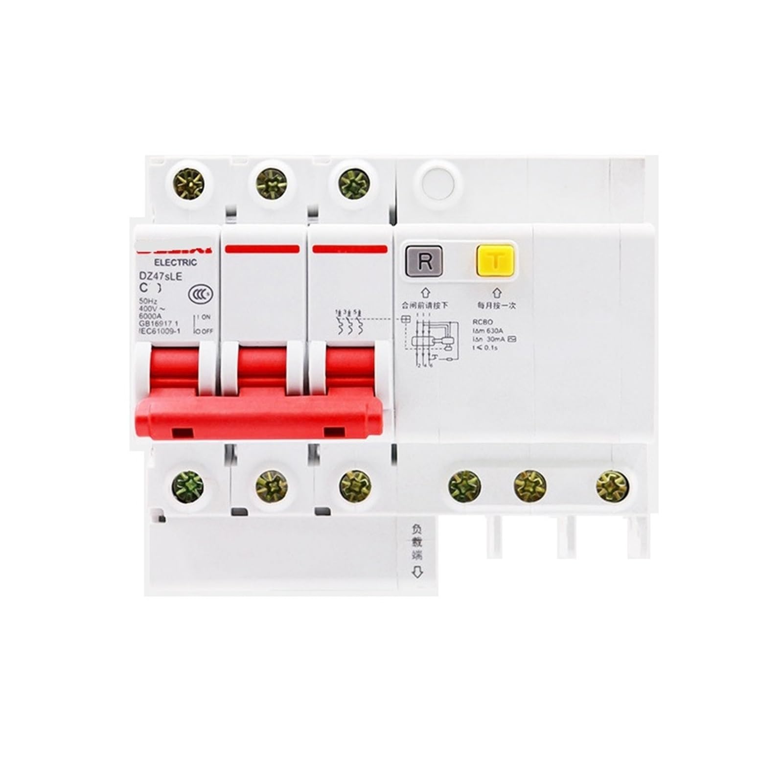 Protecteur de Fuite DZ47sLE-3P Sécurité Atelier et Maison