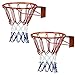 2 Pezzi Rete Da Basket,Rete Per Canestro Da Basket 12 Anelli,Reti Per Basket All´Aperto,Reti Professionali Per Canestro Da Basket,Adatte Alle Dimensioni Di Un Canestro Standard(Rosso/Blu/Bianco)
