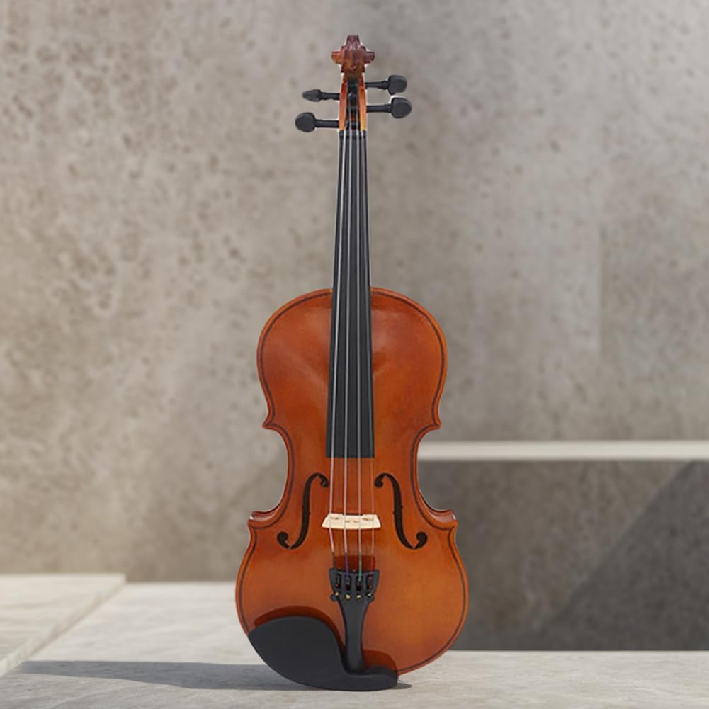 Violino 4/4 Kit a grandezza naturale con custodia Corde extra Accordatore for colofonia Set di violini for violino for studenti principianti adulti