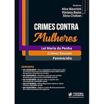 Capa do livro Crimes Contra Mulheres: lei Maria da Penha, Crimes Sexuais e Feminicídio
