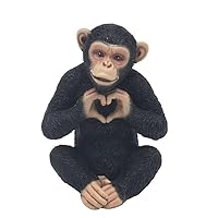 Lesser & Pavey Cheeky Monkeys Heart Home Decor Figurines & Ornaments For Home & Office | Decorative Accessories Statues For Indoor & Outdoor | Lovely Gifts for Women & Men
