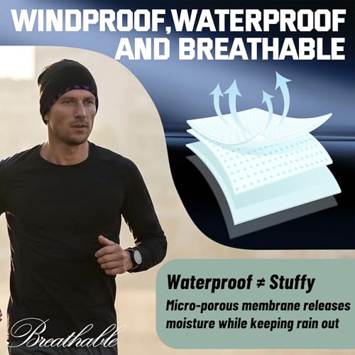 Image of Waterproof, Windproof, Breathable Beanie Hat, Keep Your Head Warm and Completely Dry