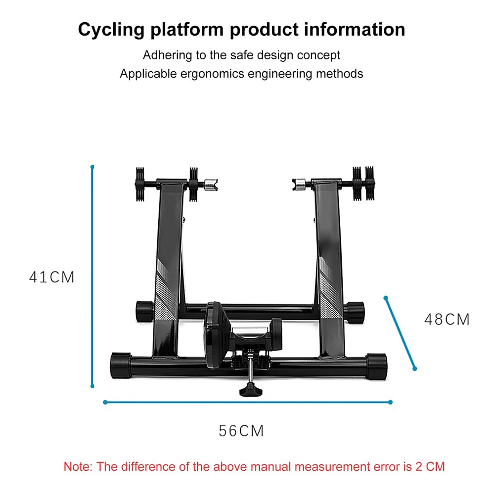 Entrenador de bicicleta plegable para andar en interiores, soporte para bicicleta con rodillo para entrenamiento de rally de bicicletas, soporte para bicicleta estática para ejercicios de ciclismo e