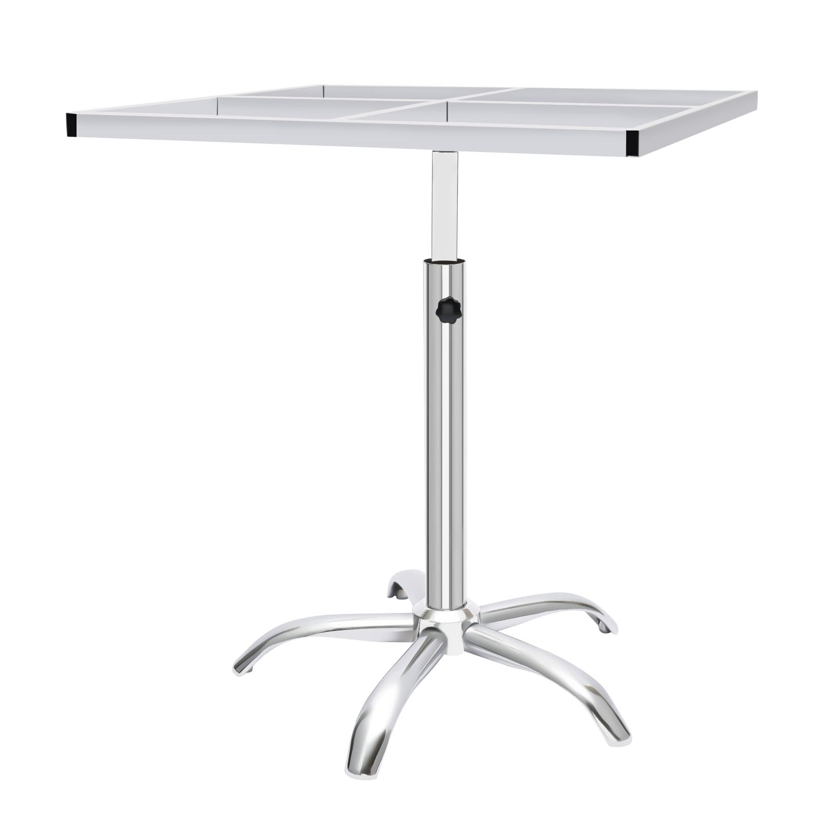 360° Drehteller Lackierständer Höhenverstellbar Edelstahl 60cm | Plattform Ständer