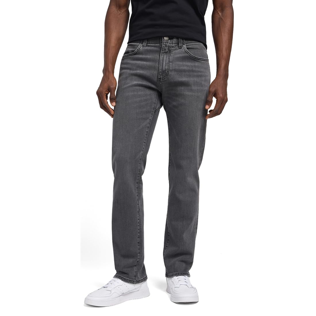 Lee Slim Fit Mvp, Pantaloni Uomo, Nero (Forge), 30W / 34L-image