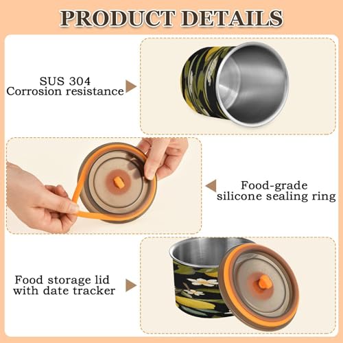 Envase hermético para café acero inoxidable 900 ml miniatura 4