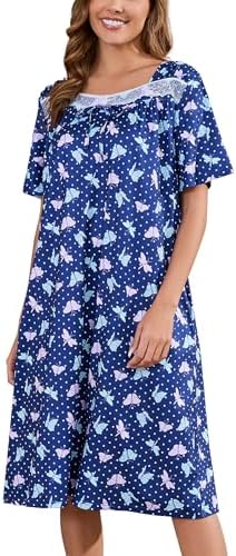 Short Sleeve Houe Dresses for Women with Pockets