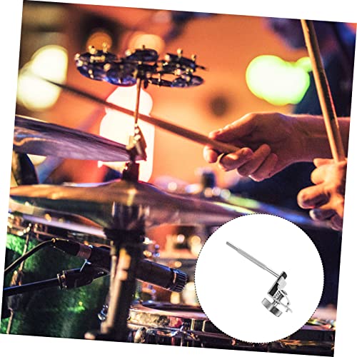 DECHOUS Simple Drum Clamp Cowbell Holder Extension Clip Premium Instrument Accessory for Drummers Easy to Install and for Percussion and Musical Instrument Use miniatura 7