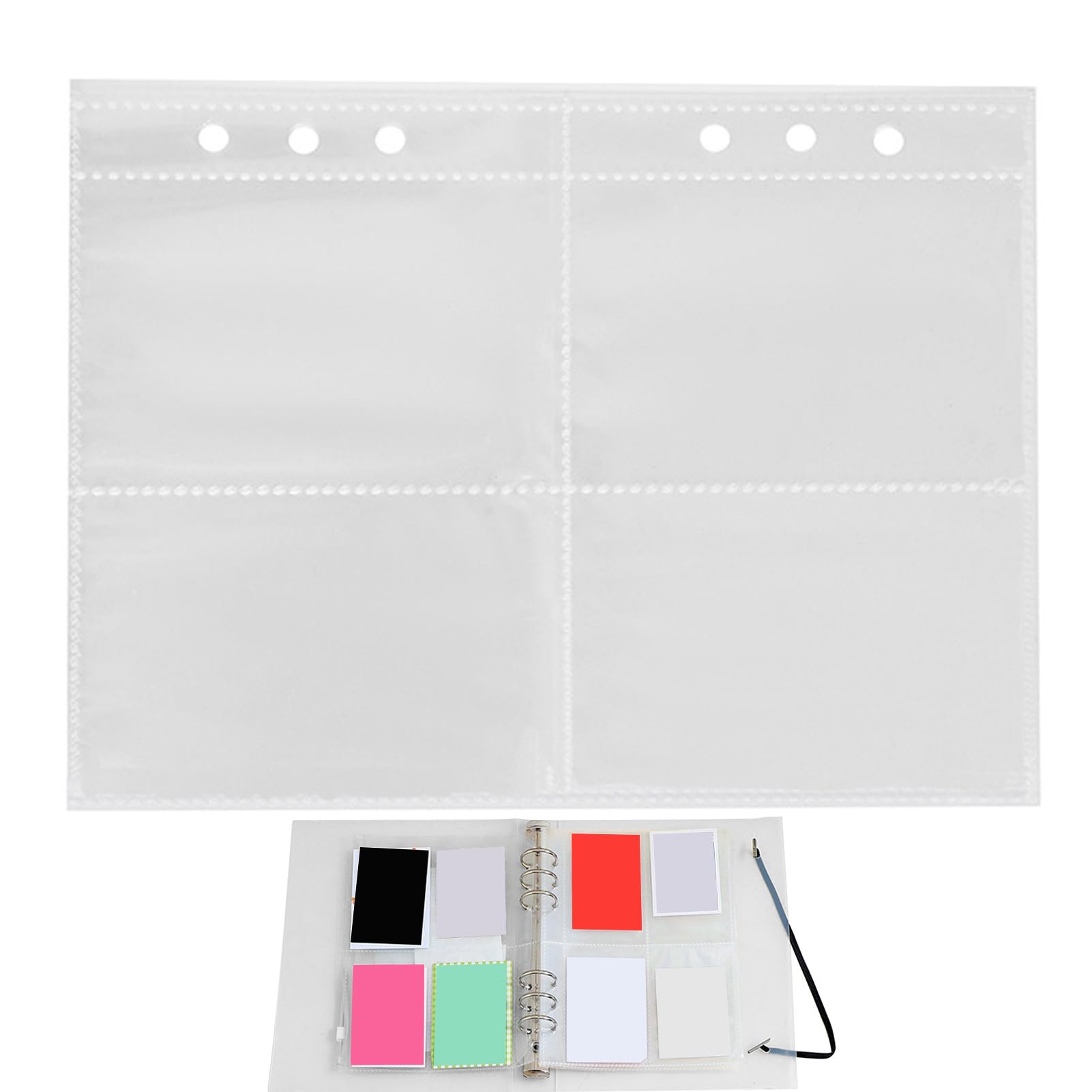 Amazon.co.jp: A5フォトカードバインダー | 6穴フォトカードスリーブ