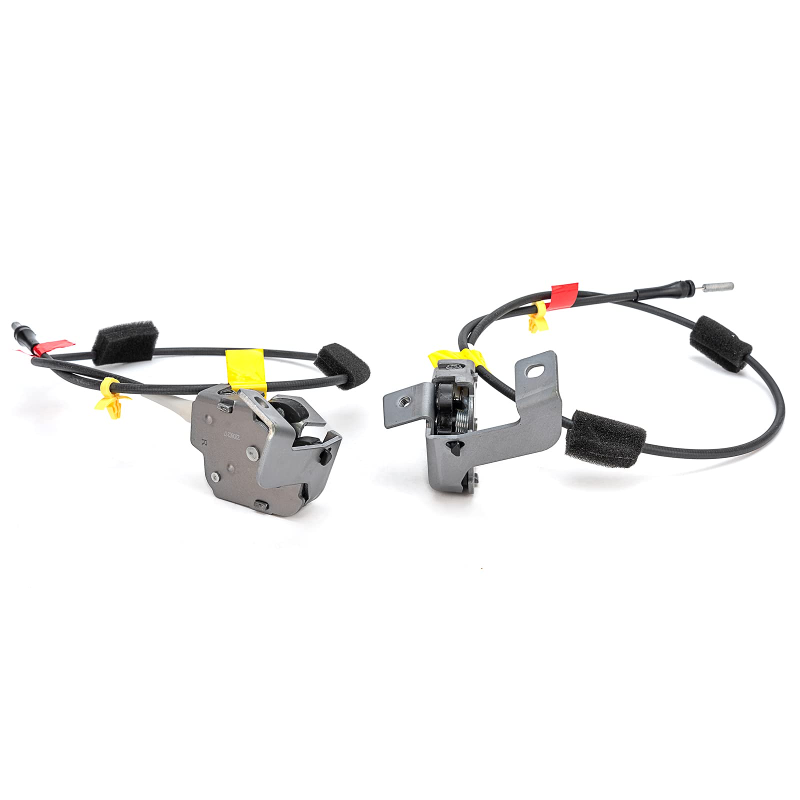 Rear Upper Door Lock Latch & Cable - Left Driver & Right Passenger Side - Fit for 1997-2004 Ford F150 Extended/Super Cab Models Only, 1997-1999 Ford F250 Replaces# 6L3Z-18264A26-A 6L3Z-18264A27-A
