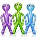 Novelty Place 33' Jumbo Inflatable Alien 3 Packs - Alien Inflate Toy for Kids - Perfect for Halloween, Birthday, or Space Themed Parties - Fun and Colorful Party Decorations