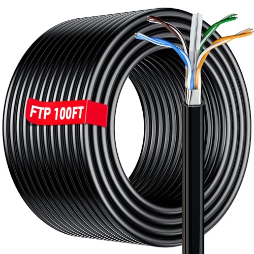 Câble Internet Cat6 de 30,5 m blindé très résistant pour enterrer