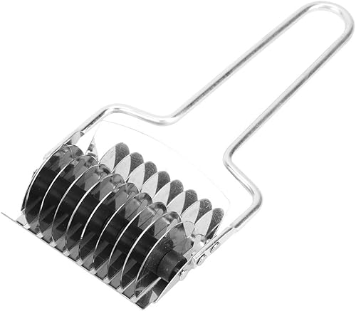 Cortador de rodillos de acero inoxidable para celosía, pastel de galletas con parte superior de celosía, pizza, pan, pastelería, corteza,