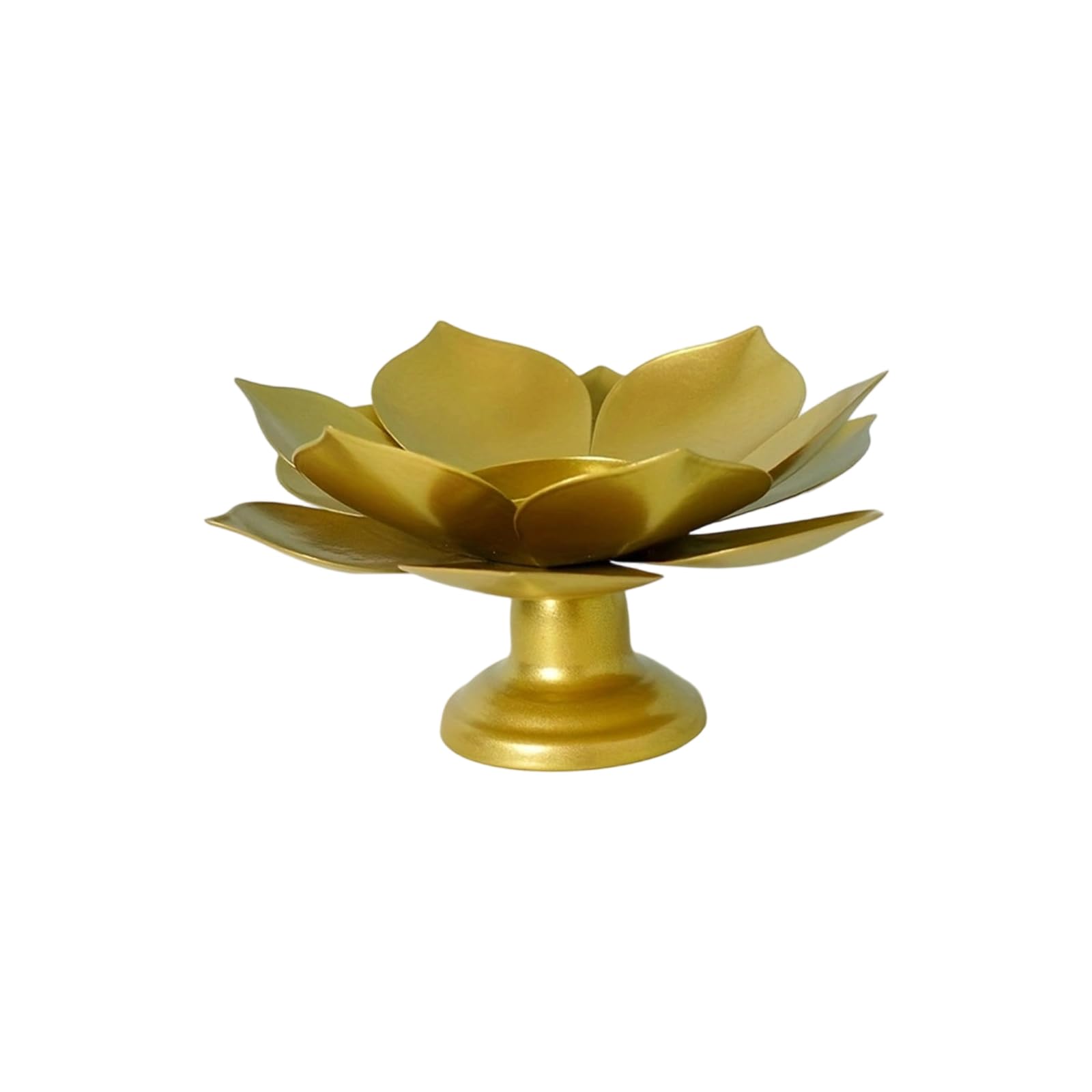 Sisyeuo Artistic Gold TeaLight Candlestick Holder for Weddings Parties Home Decorations and Spiritual Occasion Elegants Home Decoration Candlestick