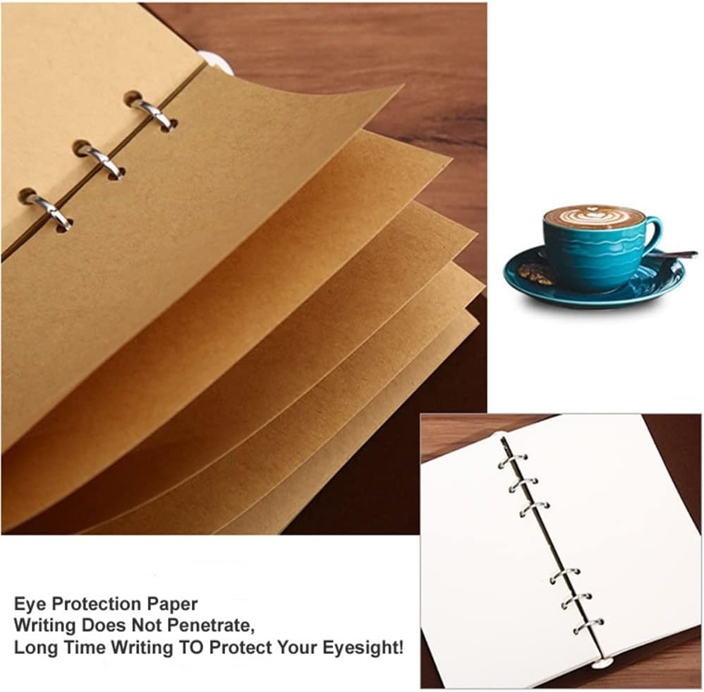 トラベラーズ ヴィンテージ ブック レザー ブランク クラフト ダイアリー ブック ジャーナル スケッチブック A7/A6/A5、A