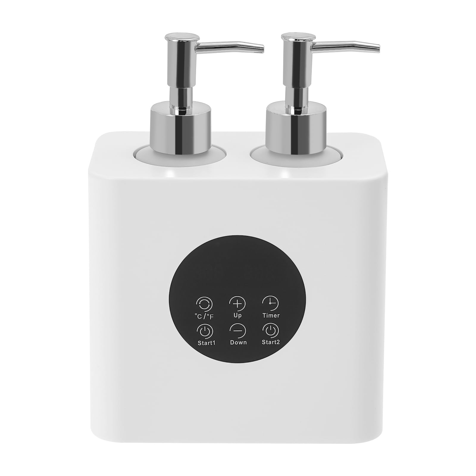 Ogrzewacz olejku do masażu, elektryczny ogrzewany podwójny podgrzewacz olejku do masażu, niezależna regulacja temperatury, szybkie nagrzewanie 360°, do salonu, gospodarstwa domowego