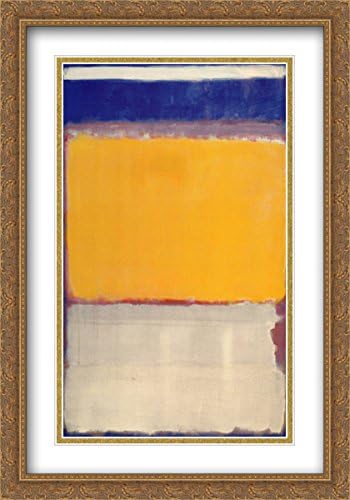 Number 10, 1950 2X Matted 28x40 Large Gold Ornate Framed Art Print by Rothko, Mark