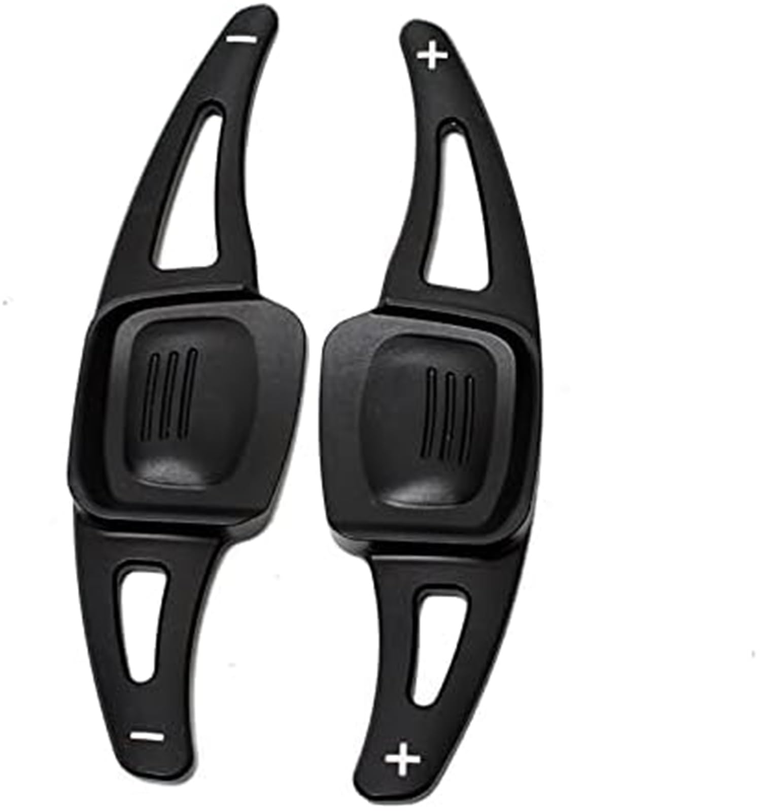 Xedlamp Black One Size Car Gear Shift Paddle Shift Paddles Car Paddle Shifter Extensions Steering Wheel Extension Shifters Gear Stickers Decorative, For Vw, For Cc 2019 2020(Black One Size)