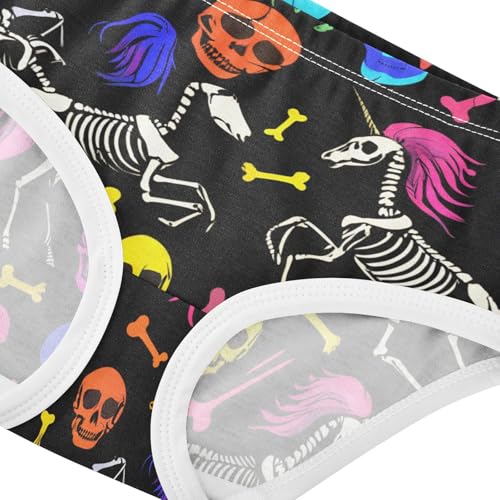 Skeleton Unicorns Toddler Girls's Underwear 2T 202c13574