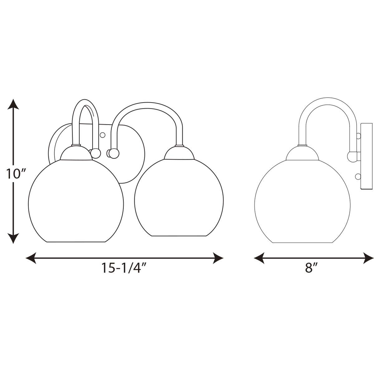Progress Lighting P300085-078 Carisa Bath & Vanity, Gold